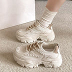 Women's Breathable Chunky Sneakers with Innovative Design
