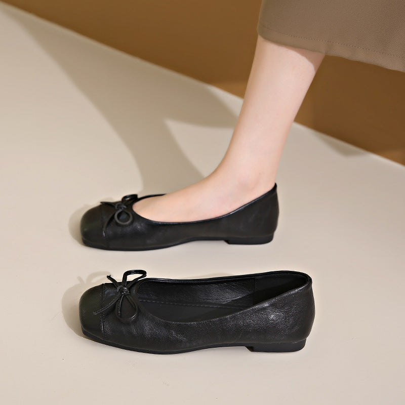 Women's Ballet Flats with Decorative Bow