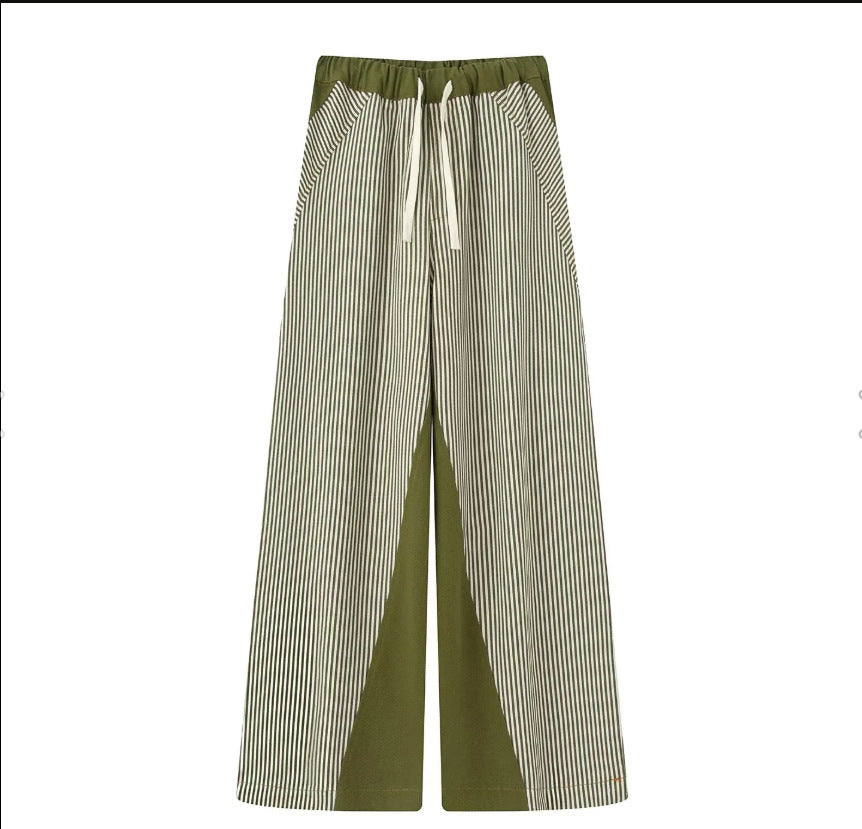 Women's Elegant and Casual Striped Palazzo Pants