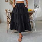 Women's Tiered Maxi Skirt