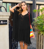 Women's Airy Kaftan with Fringe