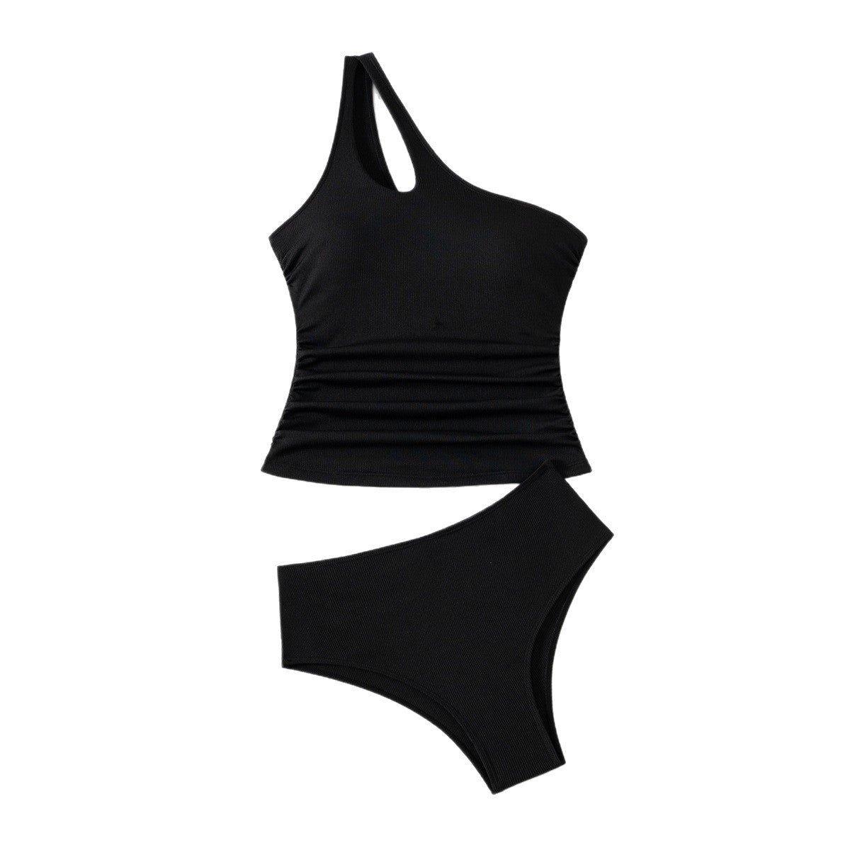Women's Asymmetrical Ruched One-Piece