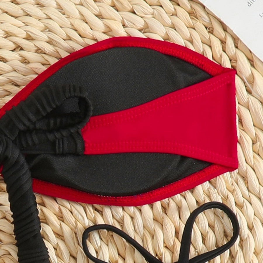 Women's Bandeau Bikini with Refined Accents