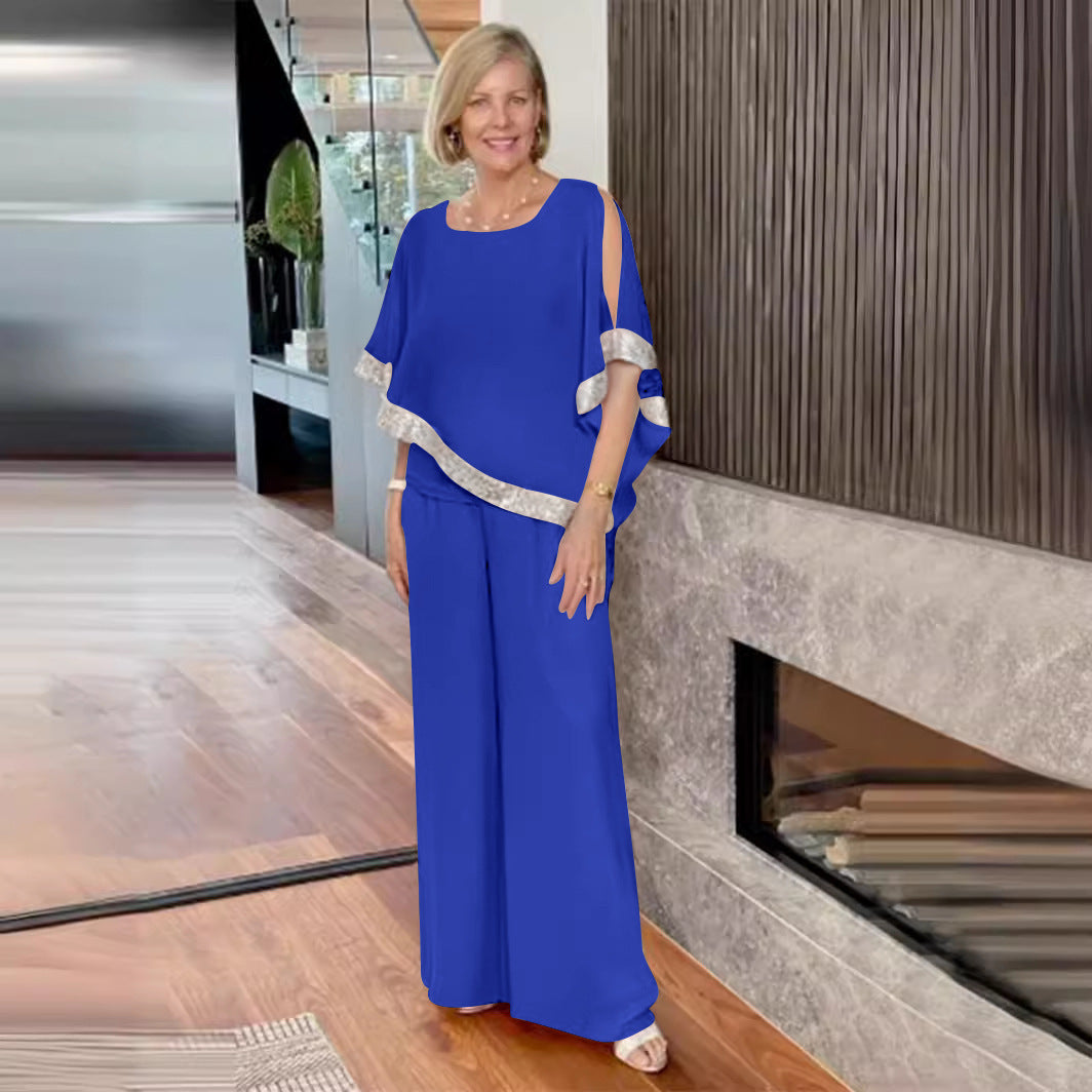 Women's Elegantly Cut Two-Piece Ensemble