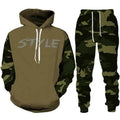 Men's Stylish Hoodie Sweatshirt and Jogging Pants Set