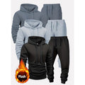 Women's Leisure Sweat Suit with Lined Hoodie and Comfortable Joggers