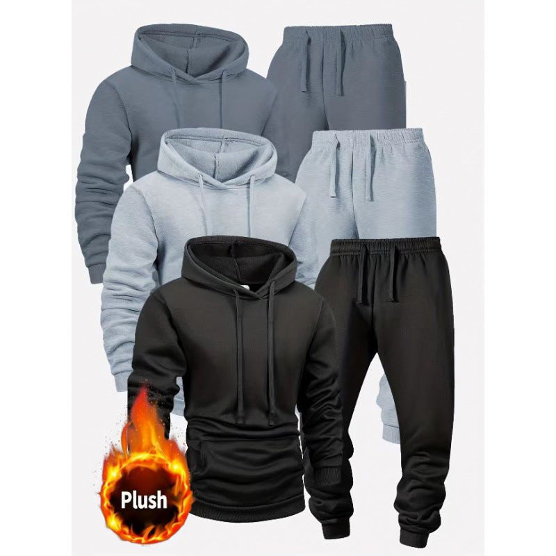 Women's Leisure Sweat Suit with Lined Hoodie and Comfortable Joggers