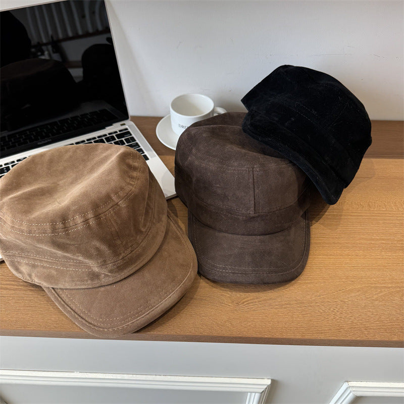 Casual Suede Field Cap