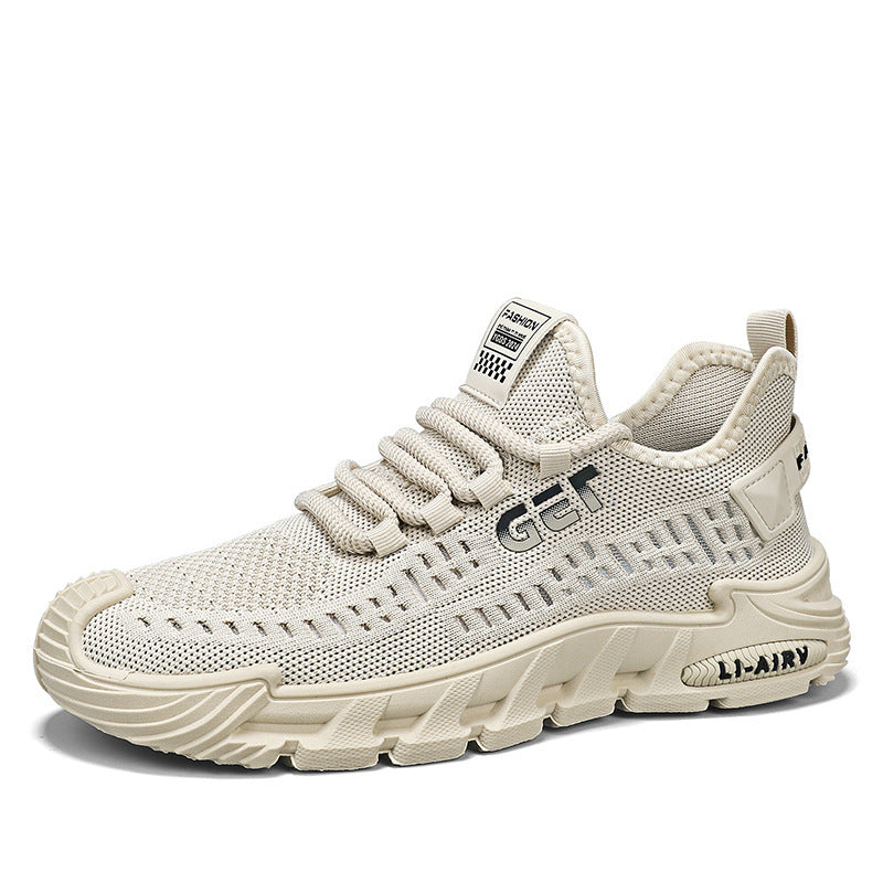 Women's Breathable Fitness Sneakers with Shock-Absorbing Sole