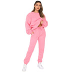 Women's Comfortable Sweatshirt and Jogger Loungewear Set