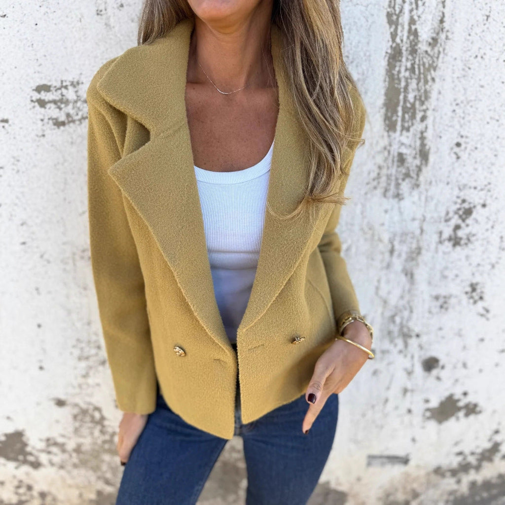 Women's Elegant Double-Breasted Blazer