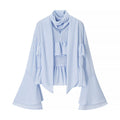 Elegant Lightweight Blouse with Ruffle Details