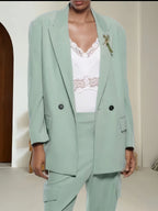 Elegant Double-Breasted Blazer
