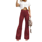 Women's High-Waisted Flared Jeans