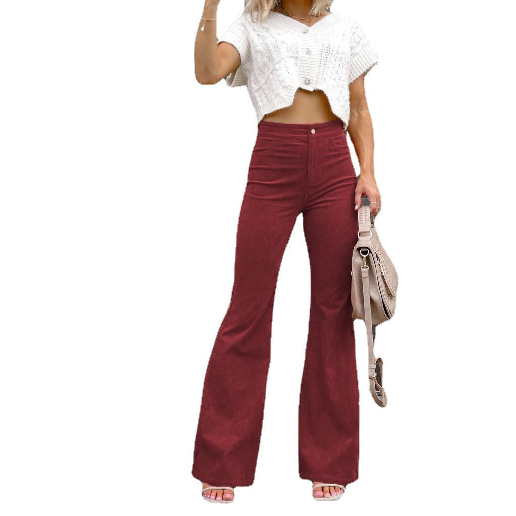 Women's High-Waisted Flared Jeans