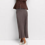 Women's Flowy Polka Dot Maxi Skirt