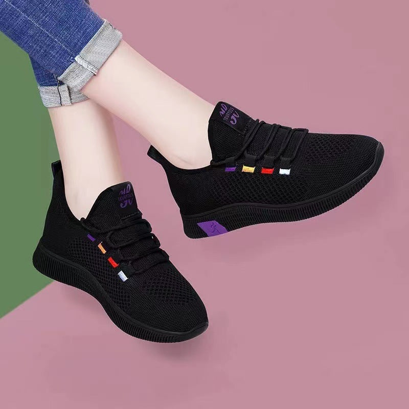 Women's Breathable Training Sneakers with Flexible Upper