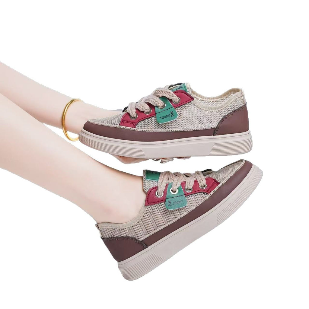 Women's Breathable Casual Sneakers with Sporty Design