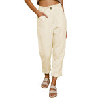 Women's High-Waist Pleated Trousers