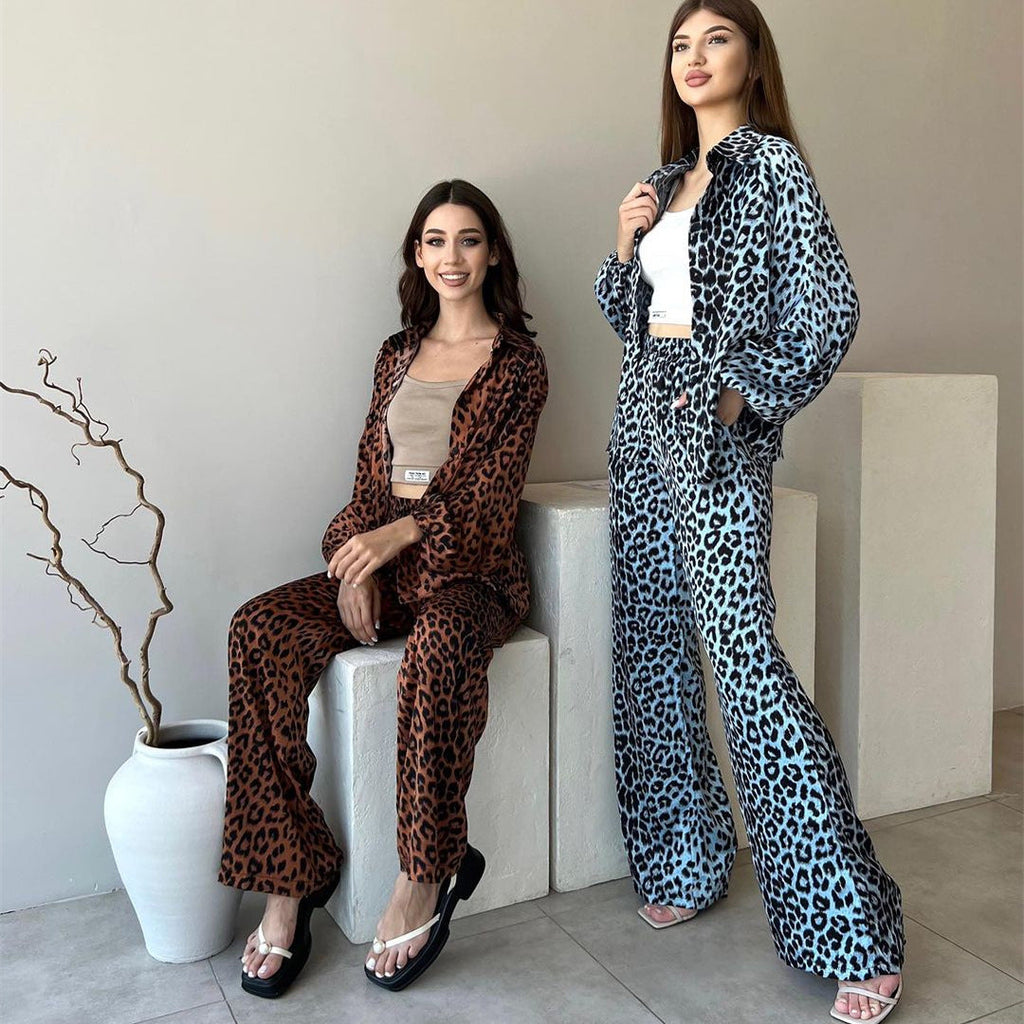 Leopard Print Lounge Set