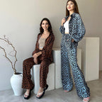 Leopard Print Lounge Set