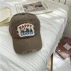 Men's Distressed Vintage-Inspired Baseball Cap