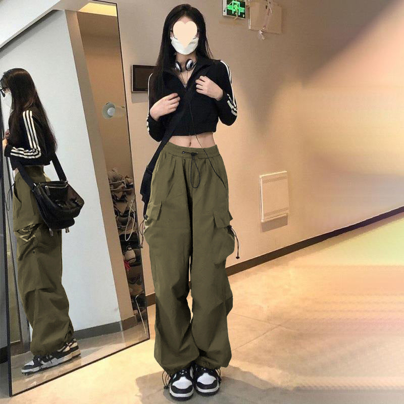 Women's Wide-Leg Cargo Pants with Practical Pockets