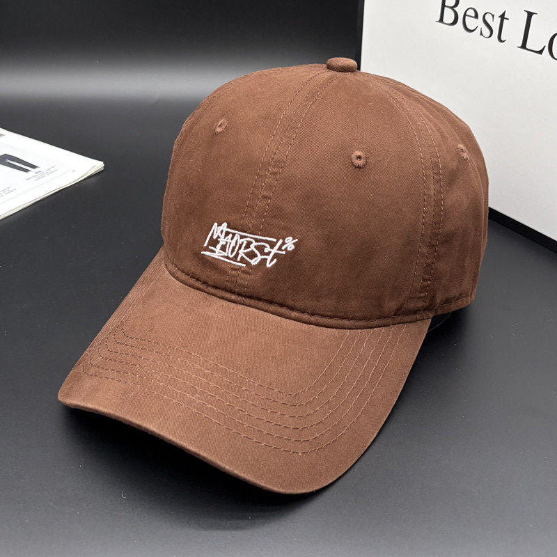 Men's Casual Stitch-Embellished Baseball Cap