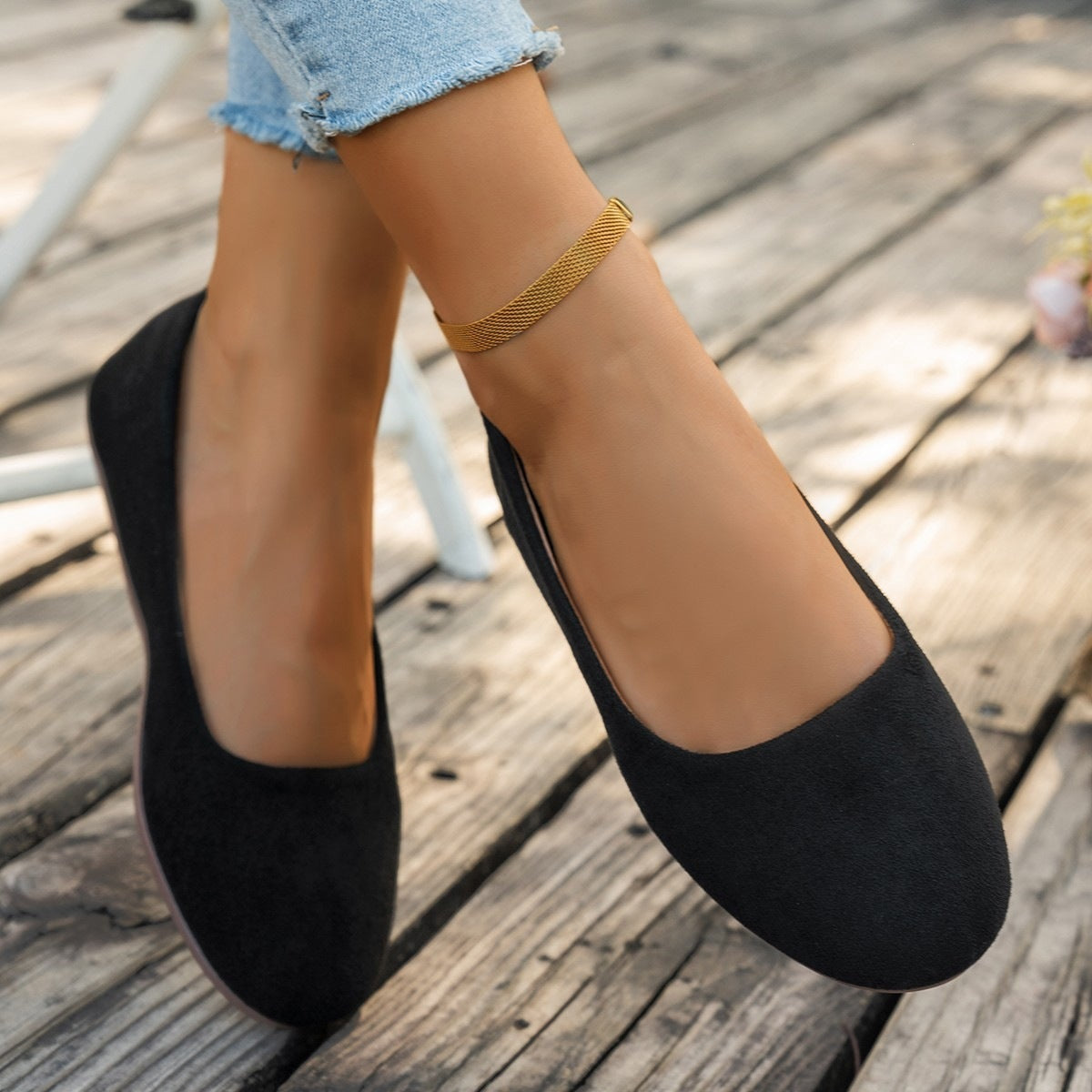 Women's Soft Suede Ballet Flats