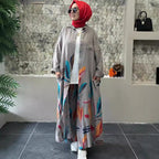 Women's Long Floral Blouse