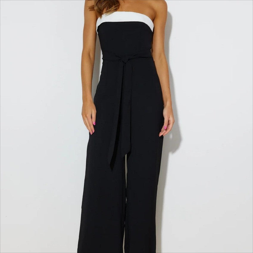 Women's Strapless Tailored Jumpsuit