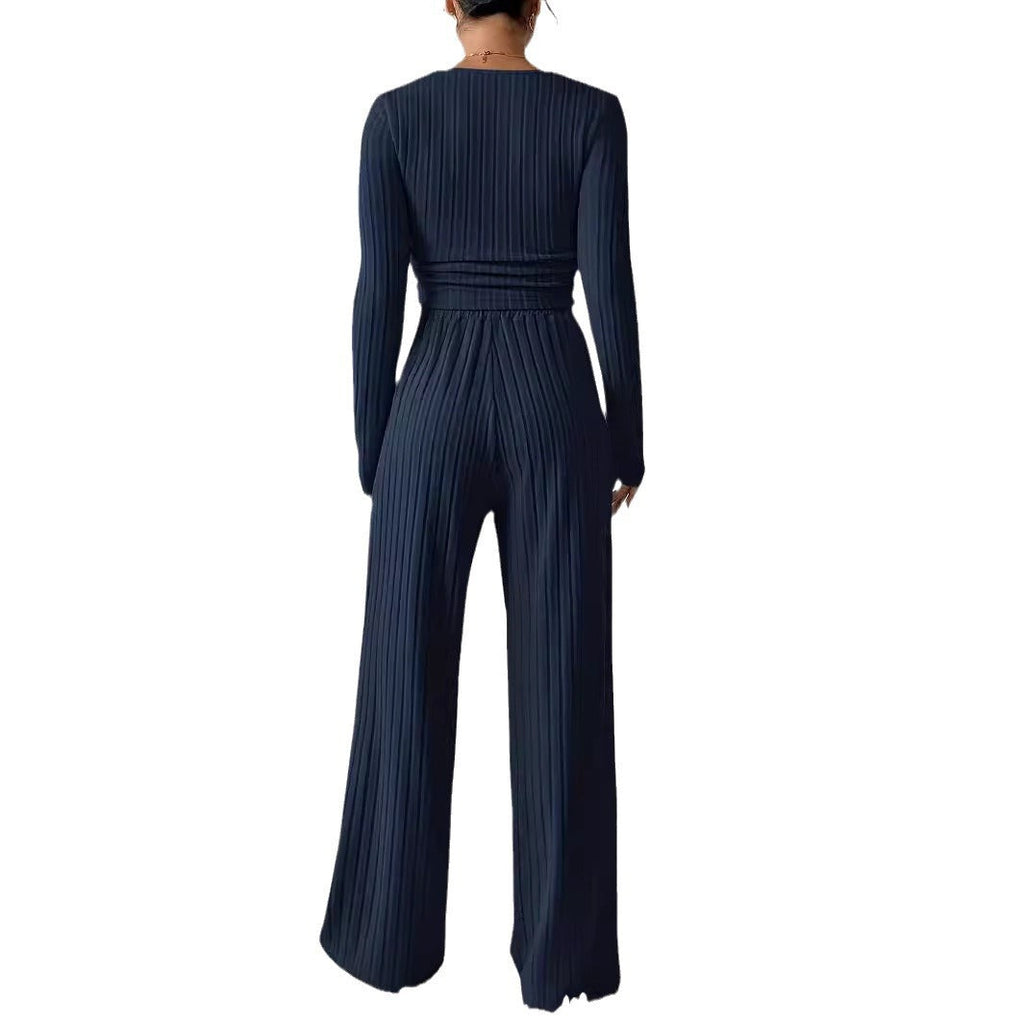 Women's Loungewear Set with Elegant Textured Design