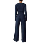 Women's Loungewear Set with Elegant Textured Design