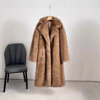 Women's Luxury Faux Fur Coat