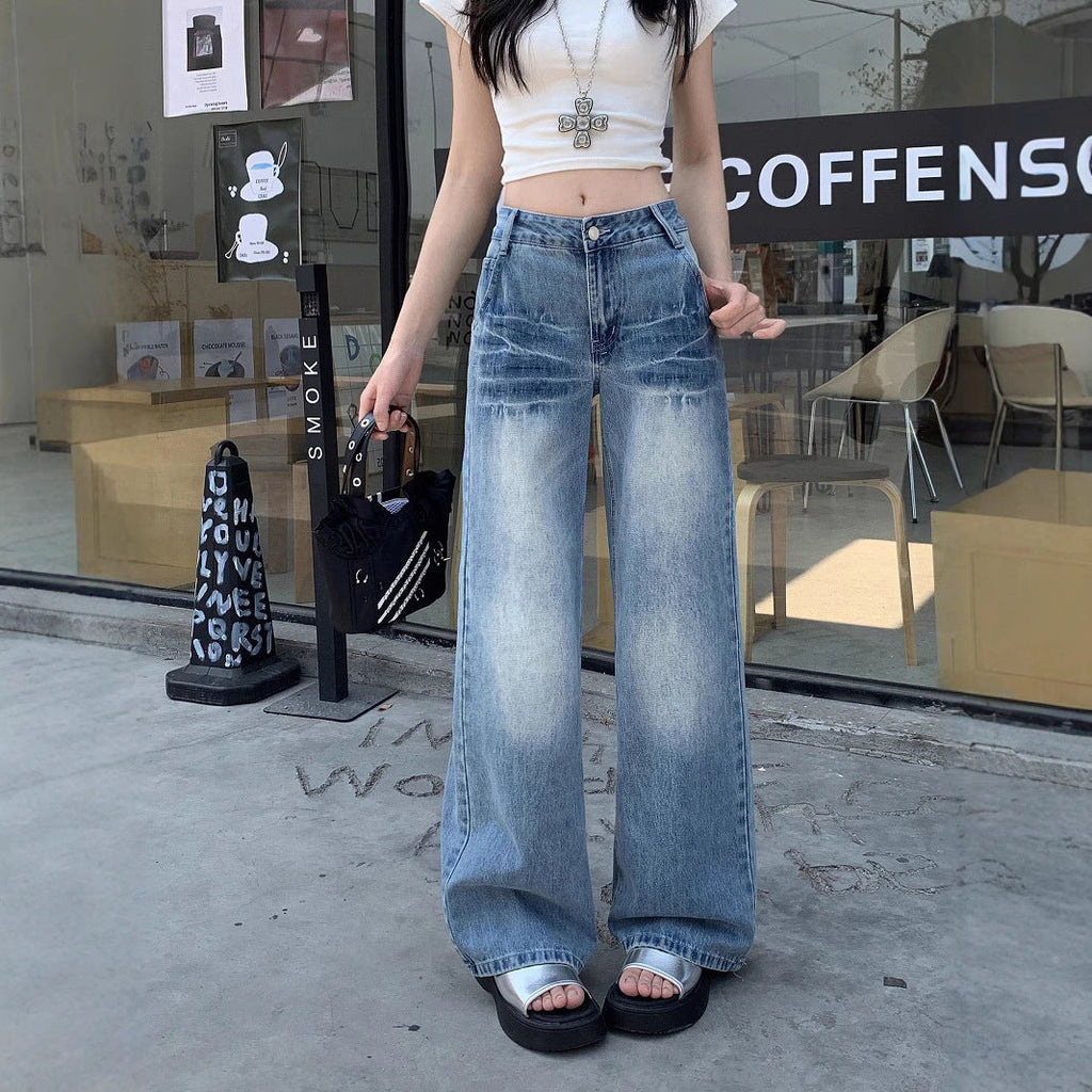 Women's High-Waisted Flared Jeans