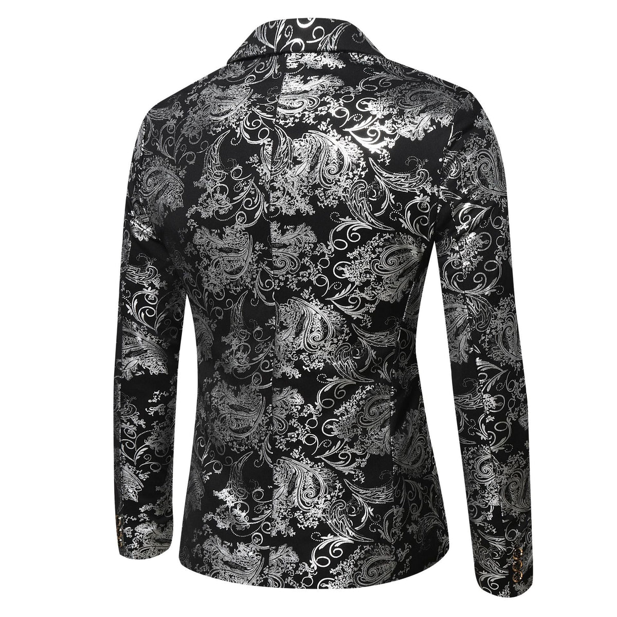 Elegant Blazer with 3D Floral Design