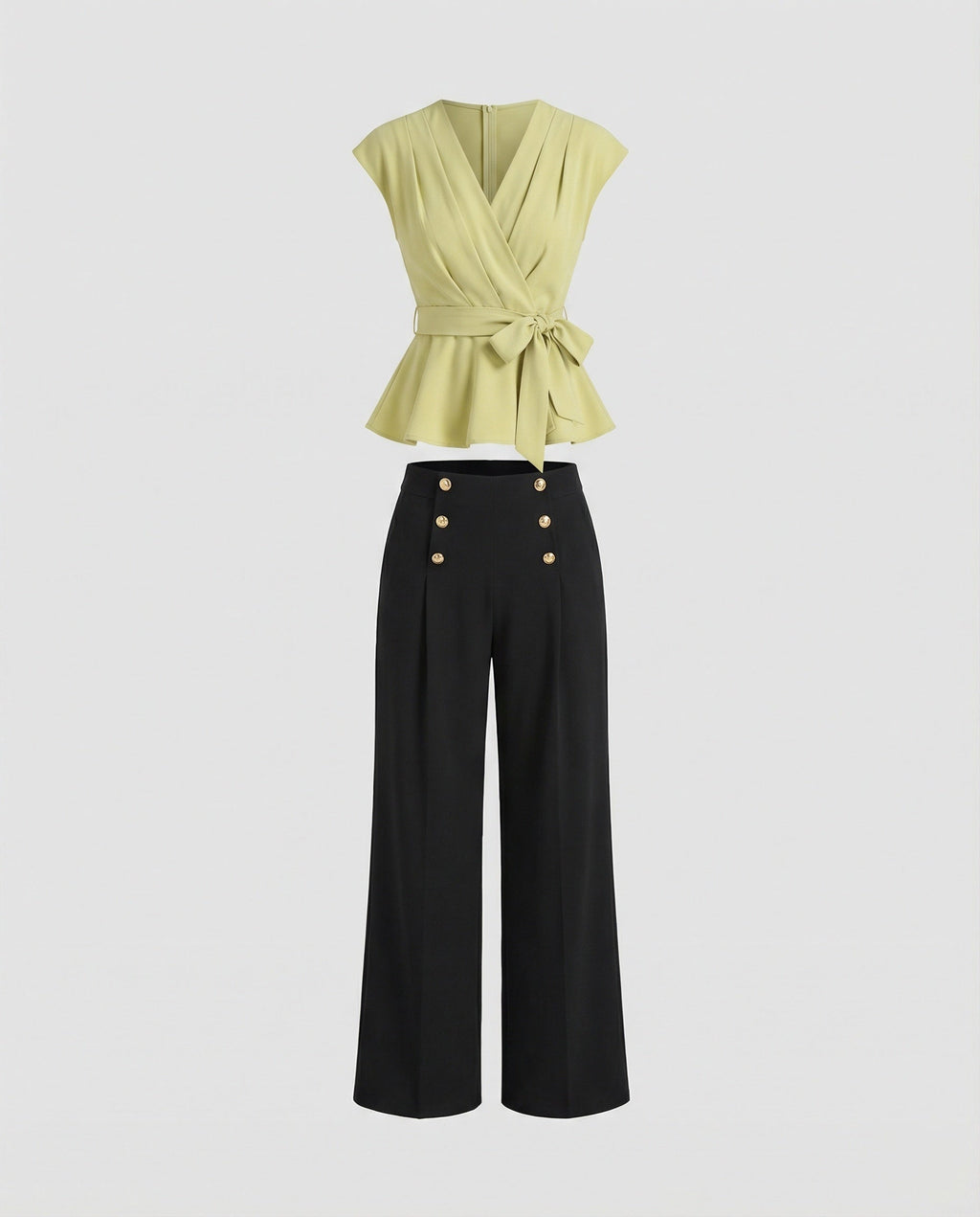 Women's Elegant Two-Piece Office Ensemble