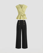 Women's Elegant Two-Piece Office Ensemble