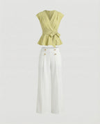 Women's Elegant Two-Piece Office Ensemble