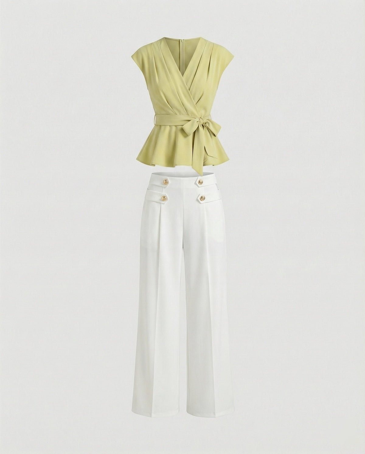 Women's Elegant Two-Piece Office Ensemble