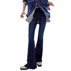 Women's High-Waisted Flared Jeans