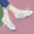 Women's Breathable Casual Sneakers with Elastic Upper and Non-Slip Sole