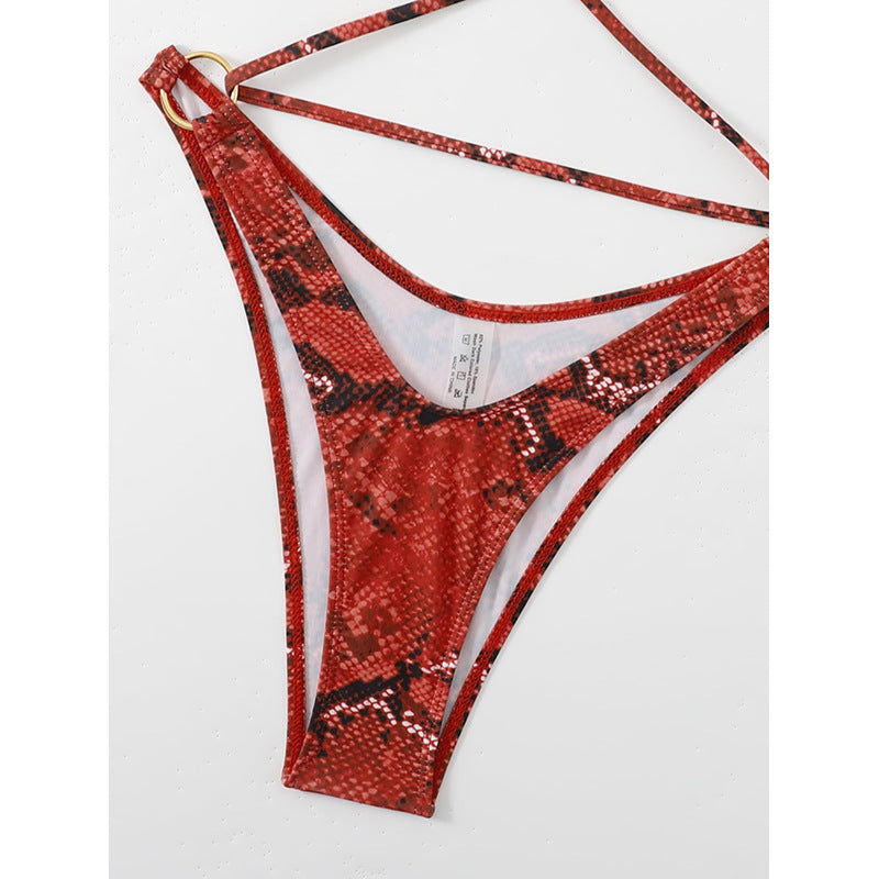 Women's Bandeau Bikini with Refined Cut-outs