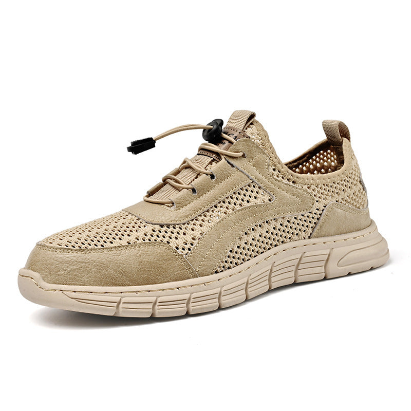 Women's Breathable Sports Sneakers with Elastic Quick-Lace System