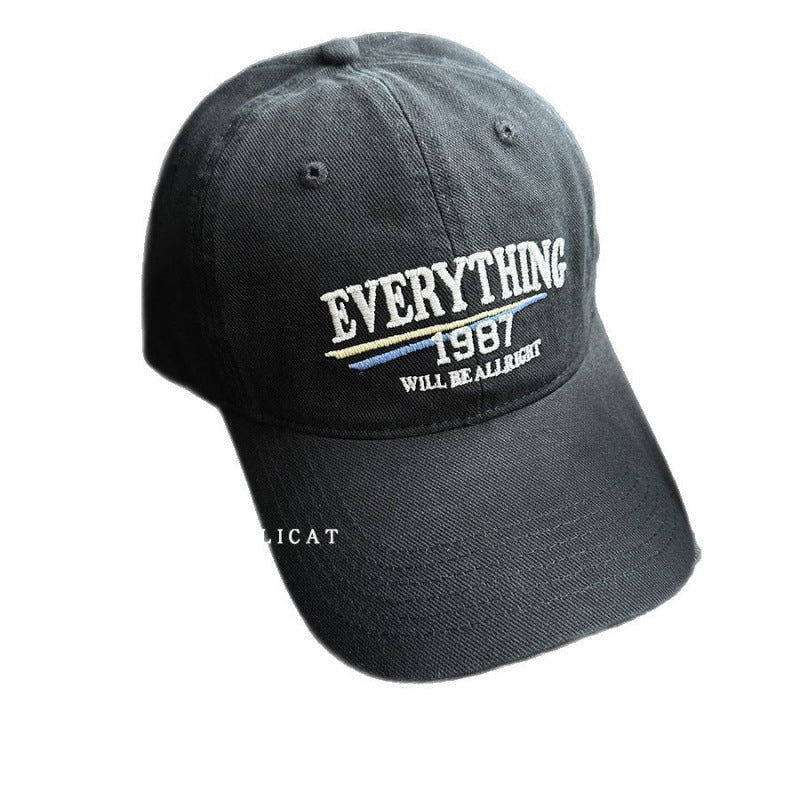 Men's Casual Embroidered Statement Baseball Cap