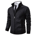 Women's Elegant Cardigan with Stand-Up Collar