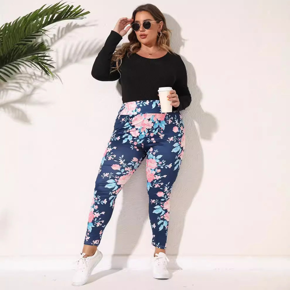 Women's Floral Leggings