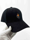 Corduroy Graphic Baseball Cap