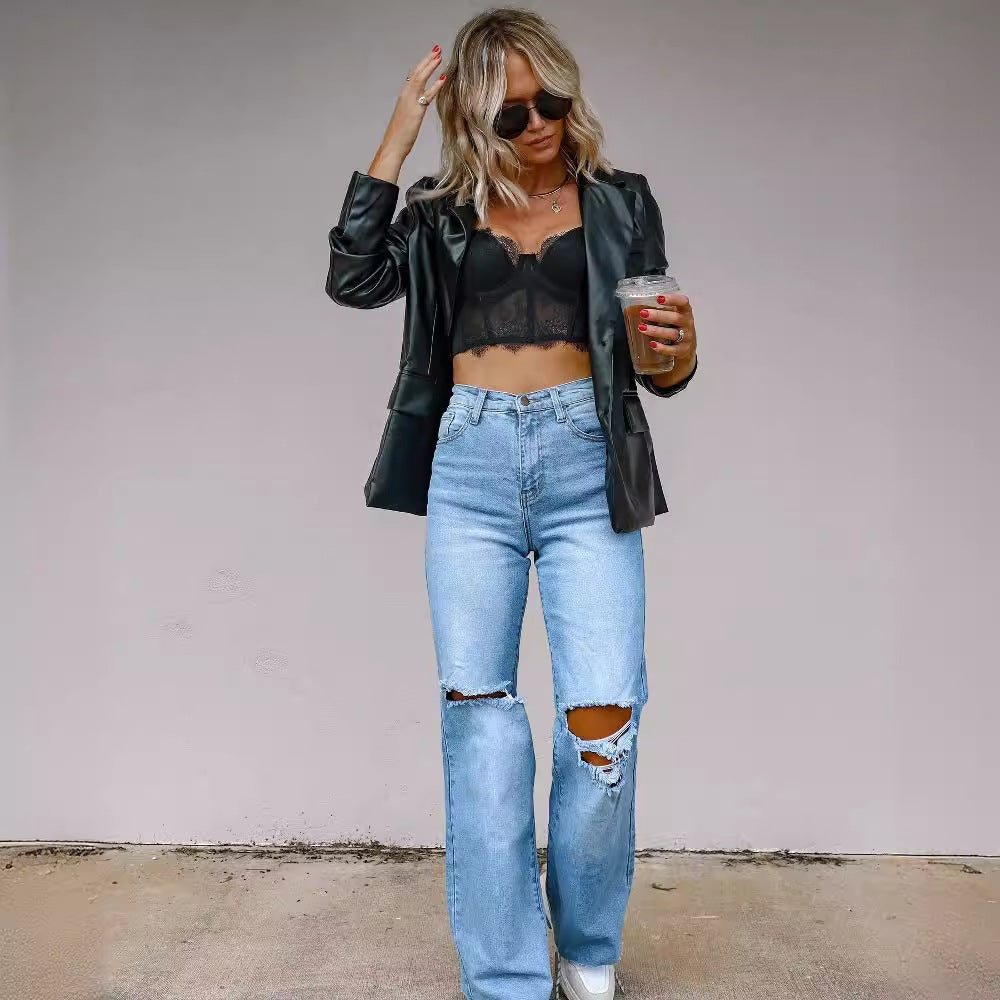 Women's Elegant and Casual Blazer Jacket