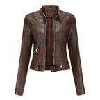 Women's Biker Jacket with Modern Cut